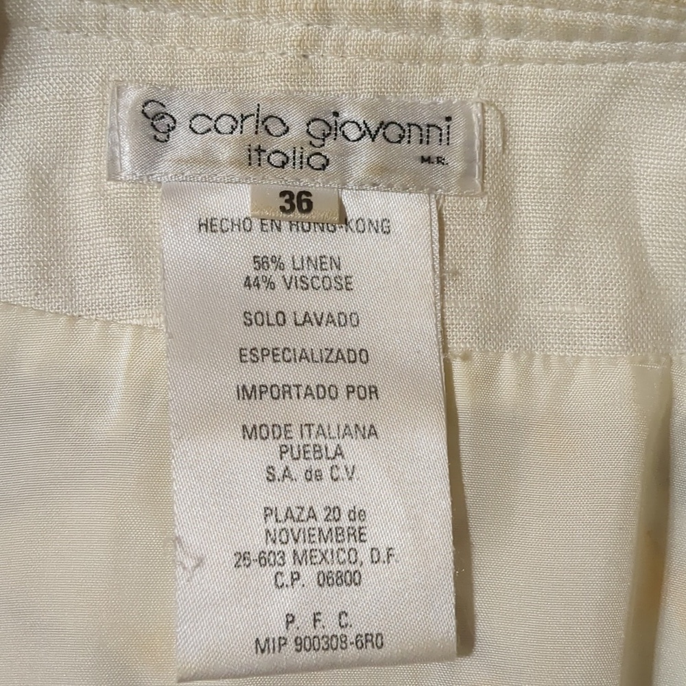 Carlo Giovanni Italia VINTAGE Button Down Blazer size 36 - Picture 6 of 15